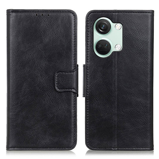 For OnePlus Nord 3 5G / Ace 2V PU Leather Case Crazy Horse Texture Wallet Stand Phone Shockproof Cover