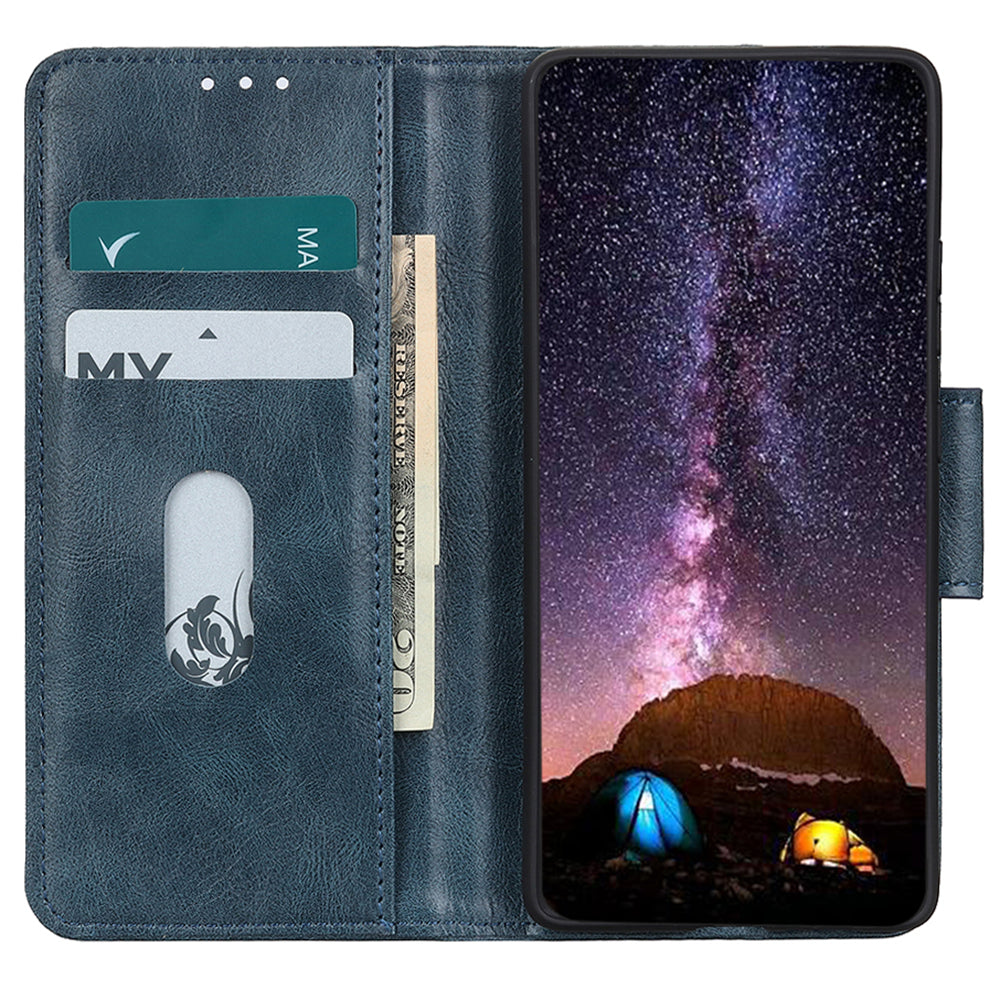 For OnePlus Nord 3 5G / Ace 2V PU Leather Case Crazy Horse Texture Wallet Stand Phone Shockproof Cover