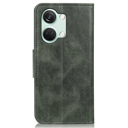 For OnePlus Nord 3 5G / Ace 2V PU Leather Case Crazy Horse Texture Wallet Stand Phone Shockproof Cover
