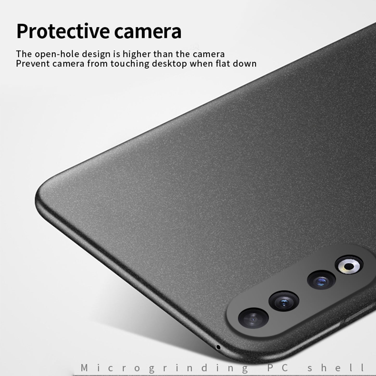 MOFI Shield Matte Series PC Phone Case for Honor 90 , Fingerprint-free Frosted Phone Cover