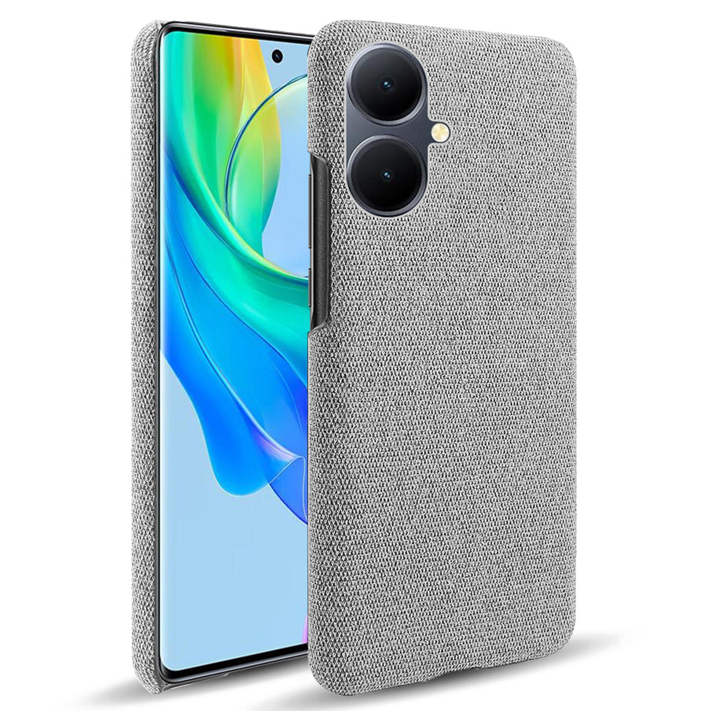 For vivo Y78+ 5G Cloth+Hard PC Phone Case Anti-Scratch Shockproof Cover