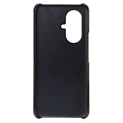 Dual Card Slots Phone Cover for vivo Y78+ 5G , PU Leather Coated PC Protective Case