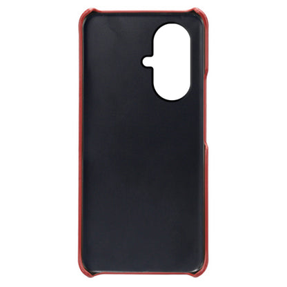 Dual Card Slots Phone Cover for vivo Y78+ 5G , PU Leather Coated PC Protective Case