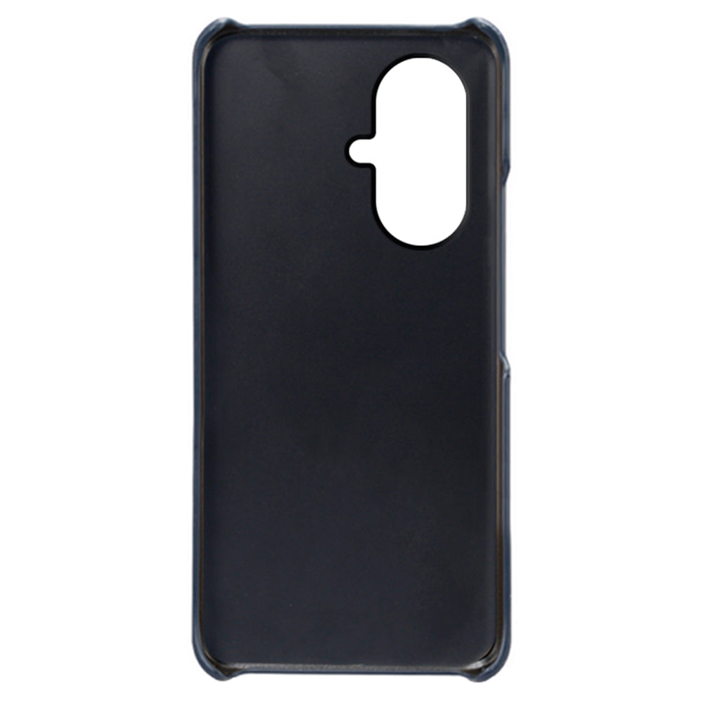 Dual Card Slots Phone Cover for vivo Y78+ 5G , PU Leather Coated PC Protective Case