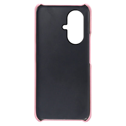 For vivo Y78+ 5G Calf Texture Phone Case PU Leather Coated PC Protective Cover