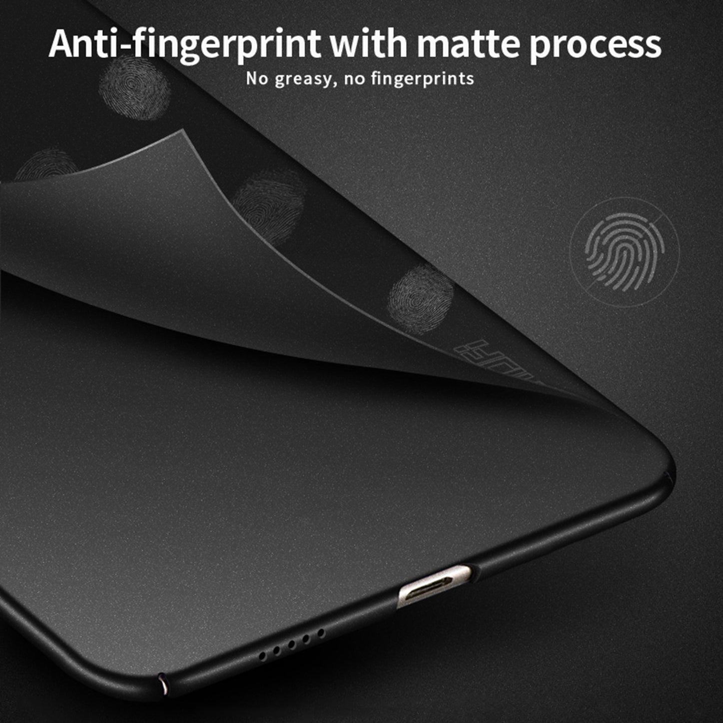 MOFI Shield Matte Series For Xiaomi Redmi Note 12 Turbo / Poco F5 5G Anti-drop Phone Case Frosted PC Back Cover