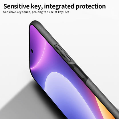 MOFI Shield Matte Series For Xiaomi Redmi Note 12 Turbo / Poco F5 5G Anti-drop Phone Case Frosted PC Back Cover