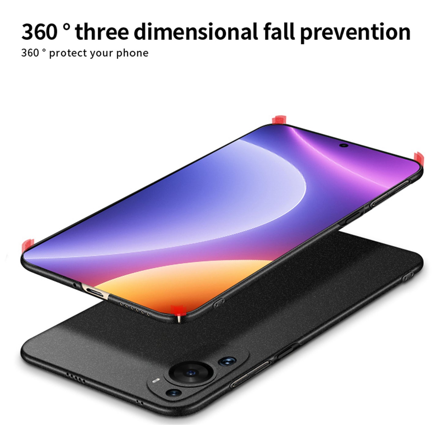 MOFI Shield Matte Series For Xiaomi Redmi Note 12 Turbo / Poco F5 5G Anti-drop Phone Case Frosted PC Back Cover