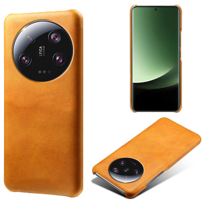 For Xiaomi 13 Ultra PU Leather+PC Phone Cover Calf Texture Anti-Scratch Back Case