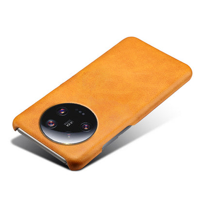 For Xiaomi 13 Ultra PU Leather+PC Phone Cover Calf Texture Anti-Scratch Back Case