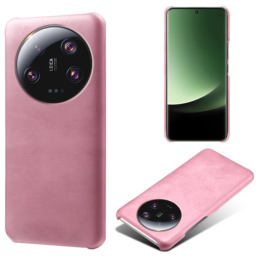 For Xiaomi 13 Ultra PU Leather+PC Phone Cover Calf Texture Anti-Scratch Back Case