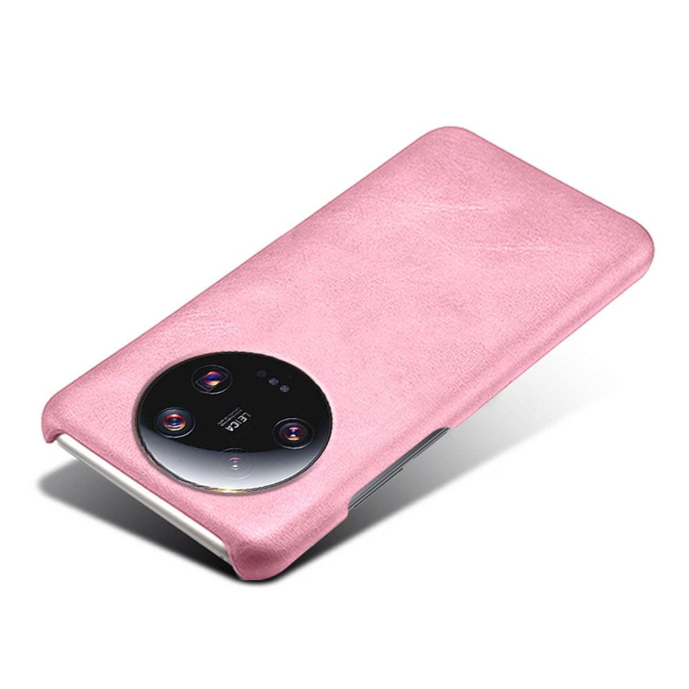 For Xiaomi 13 Ultra PU Leather+PC Phone Cover Calf Texture Anti-Scratch Back Case
