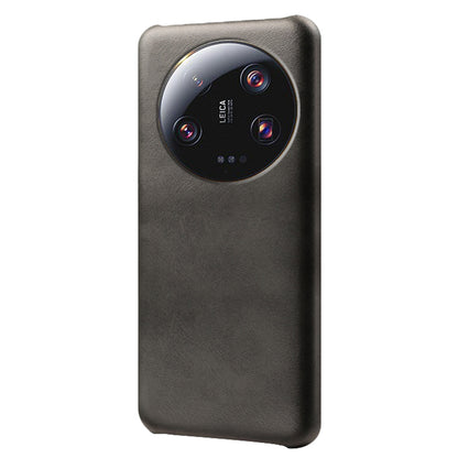 For Xiaomi 13 Ultra PU Leather+PC Phone Cover Calf Texture Anti-Scratch Back Case