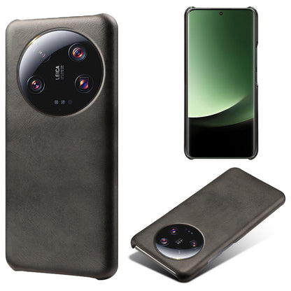 For Xiaomi 13 Ultra PU Leather+PC Phone Cover Calf Texture Anti-Scratch Back Case