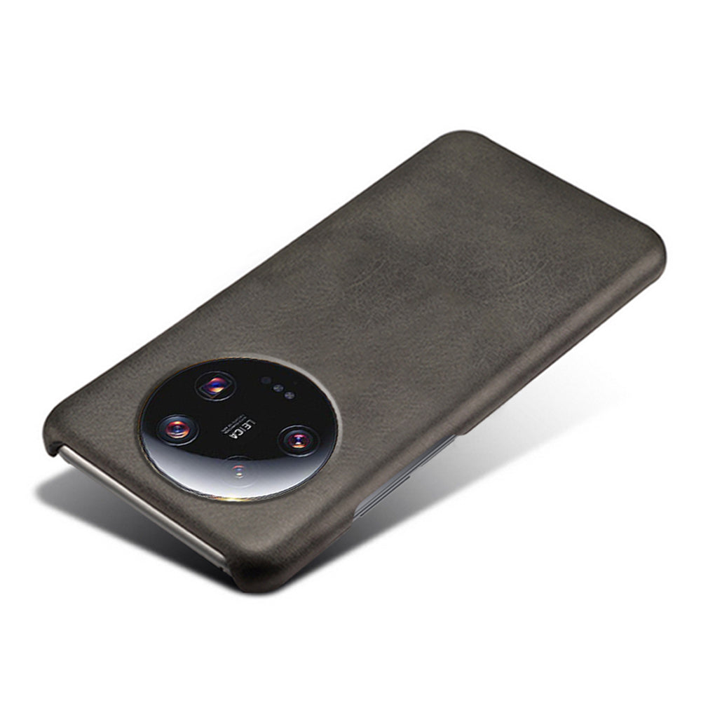 For Xiaomi 13 Ultra PU Leather+PC Phone Cover Calf Texture Anti-Scratch Back Case