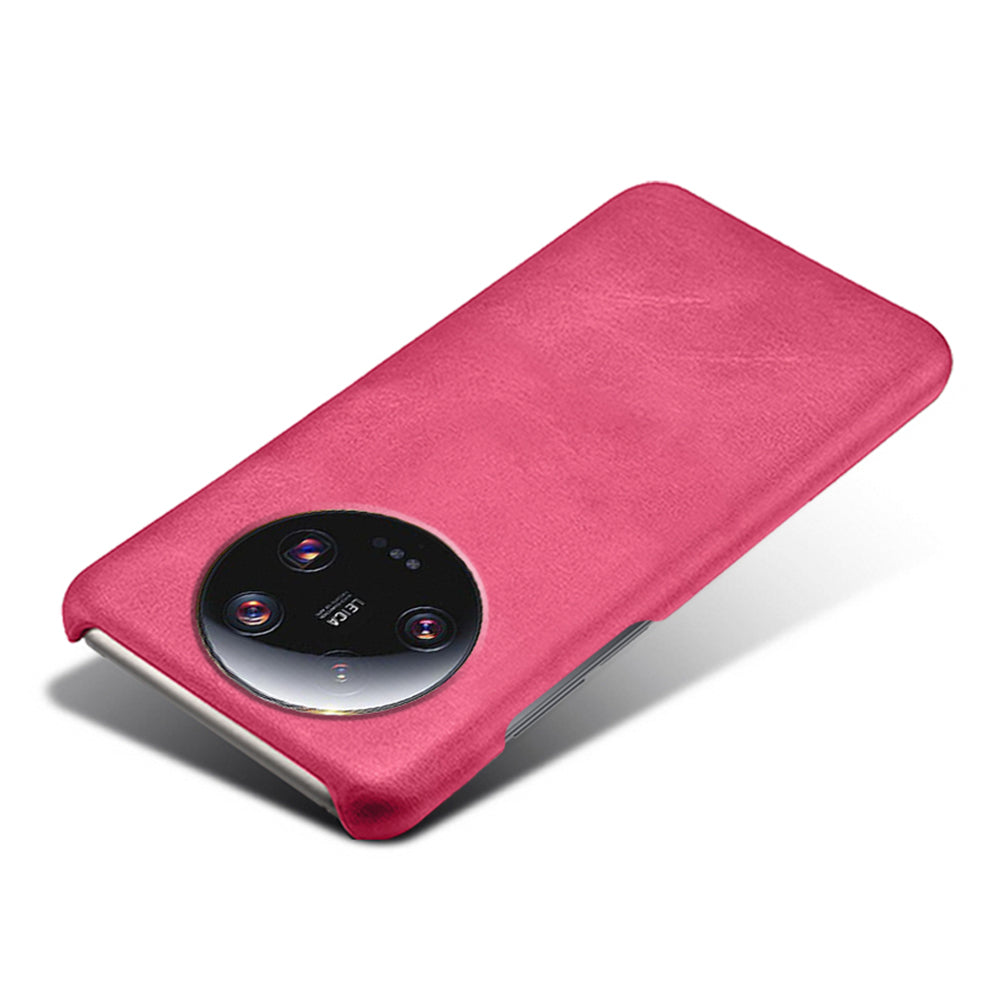 For Xiaomi 13 Ultra PU Leather+PC Phone Cover Calf Texture Anti-Scratch Back Case