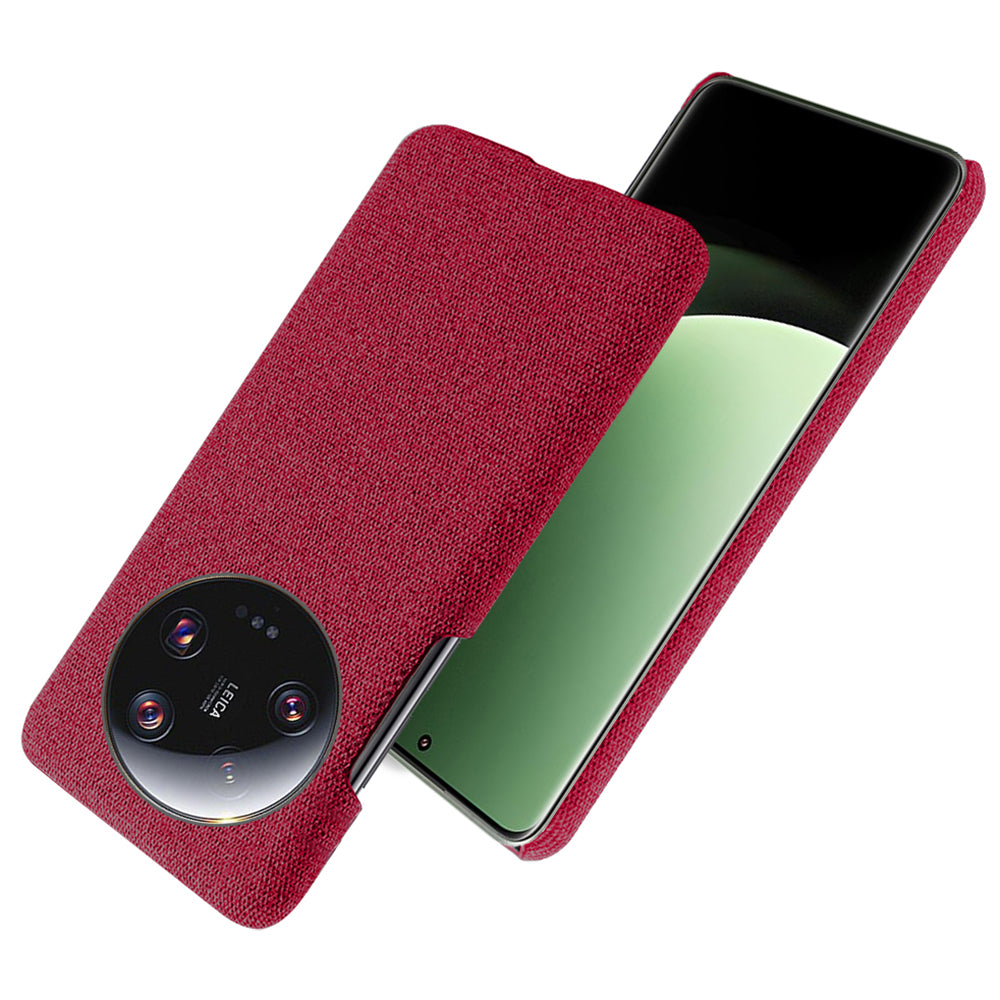 Anti-scratch Cell Phone Case for Xiaomi 13 Ultra , Cloth+Hard PC Protective Phone Cover