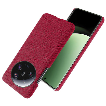 Anti-scratch Cell Phone Case for Xiaomi 13 Ultra , Cloth+Hard PC Protective Phone Cover