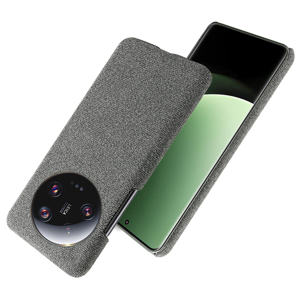Anti-scratch Cell Phone Case for Xiaomi 13 Ultra , Cloth+Hard PC Protective Phone Cover