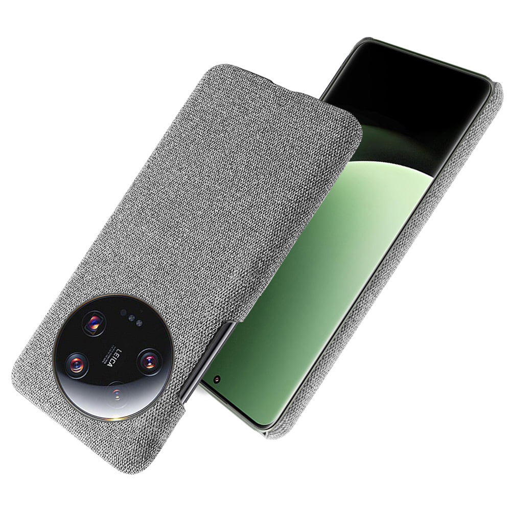 Anti-scratch Cell Phone Case for Xiaomi 13 Ultra , Cloth+Hard PC Protective Phone Cover