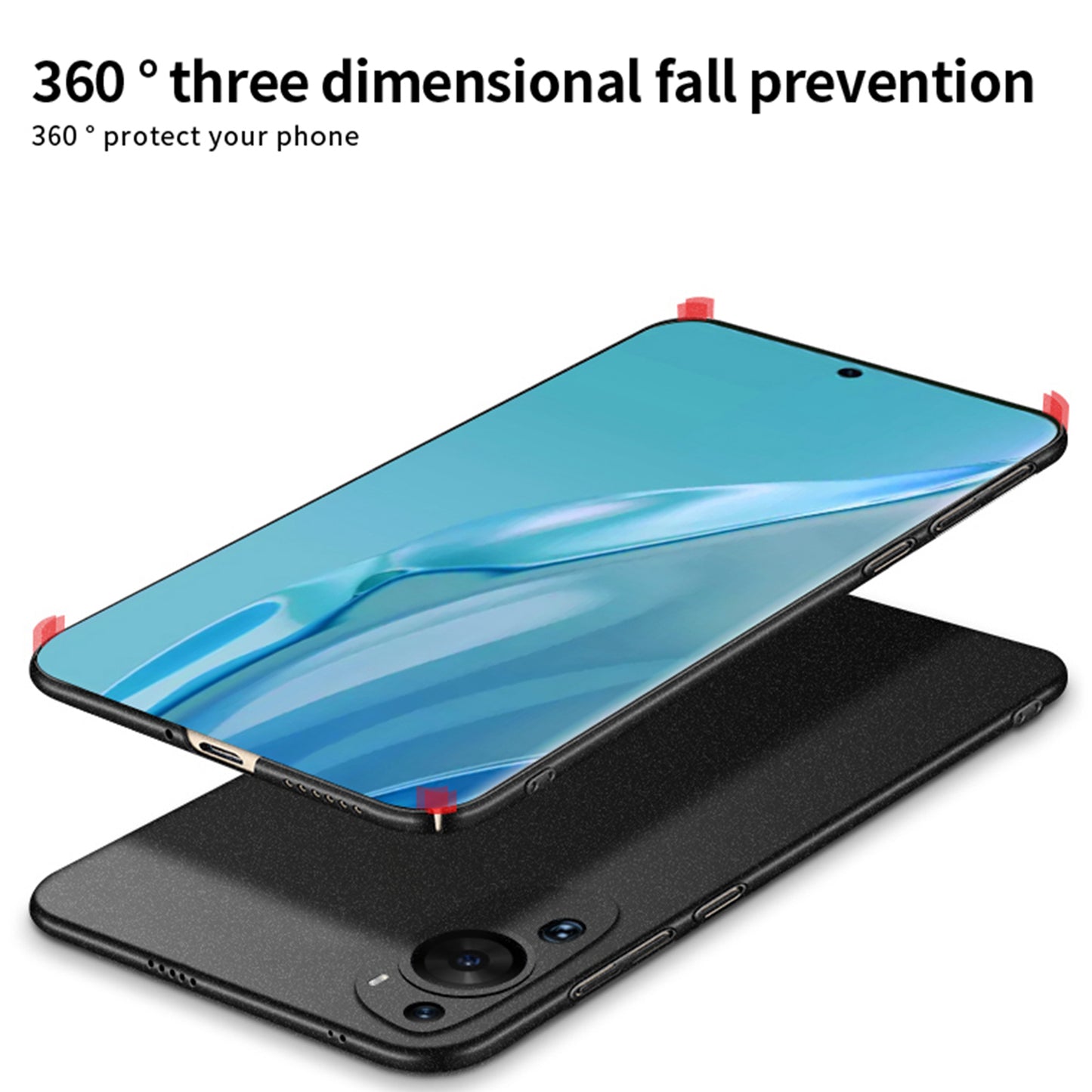 MOFI Shield Matte Series For Huawei P60 Art Frosted PC Back Cover Anti-fingerprint Phone Case