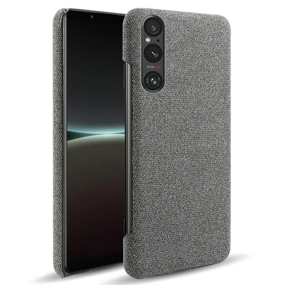 Mobile Phone Case for Sony Xperia 1 V , Anti-drop Cloth+Hard PC Back Cover