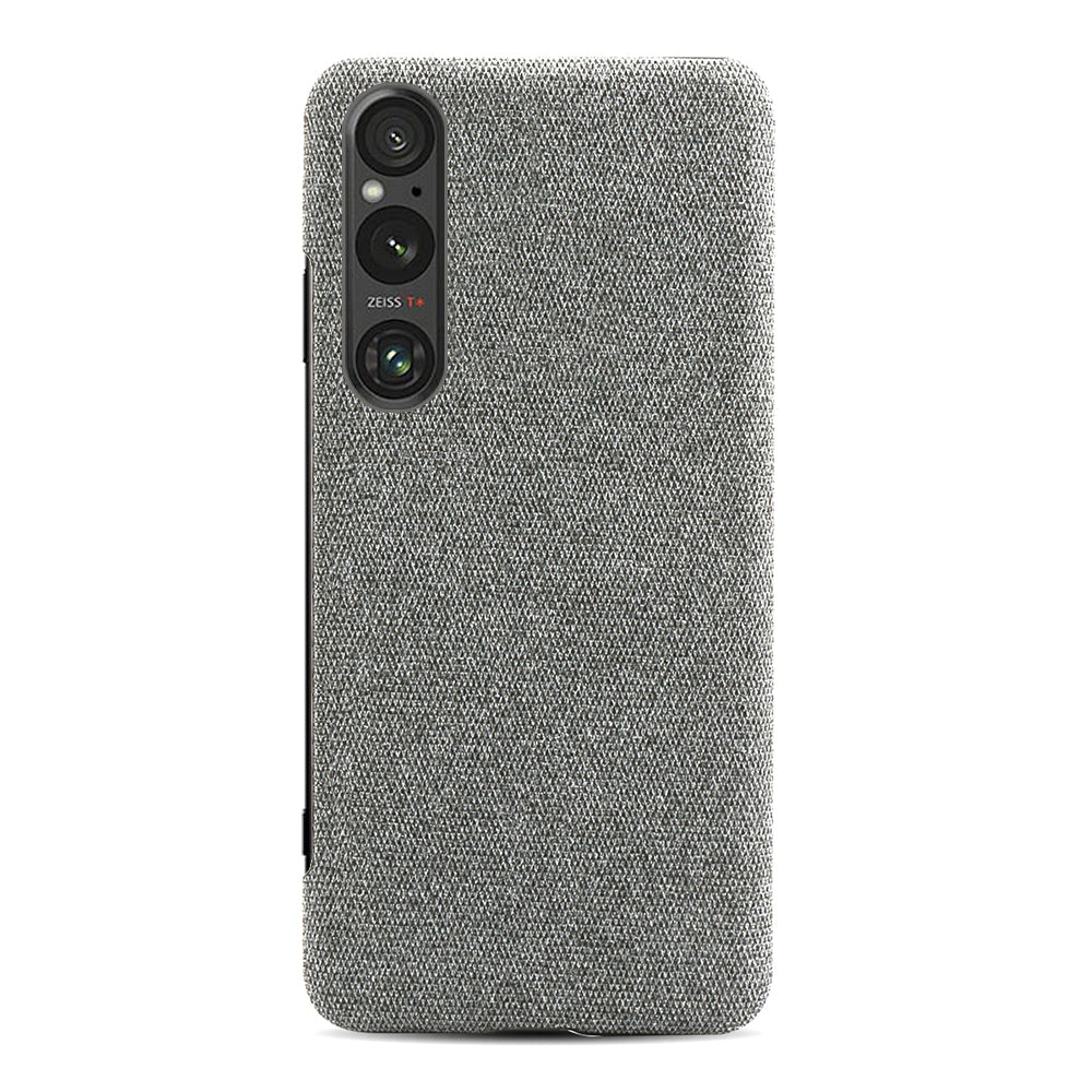 Mobile Phone Case for Sony Xperia 1 V , Anti-drop Cloth+Hard PC Back Cover