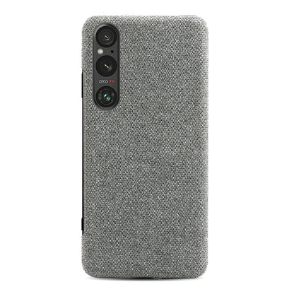 Mobile Phone Case for Sony Xperia 1 V , Anti-drop Cloth+Hard PC Back Cover