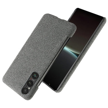 Mobile Phone Case for Sony Xperia 1 V , Anti-drop Cloth+Hard PC Back Cover