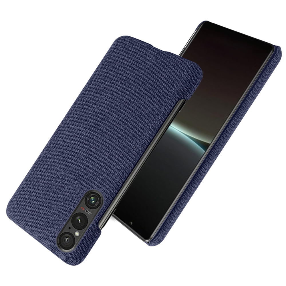 Mobile Phone Case for Sony Xperia 1 V , Anti-drop Cloth+Hard PC Back Cover