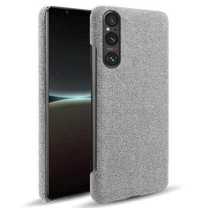 Mobile Phone Case for Sony Xperia 1 V , Anti-drop Cloth+Hard PC Back Cover