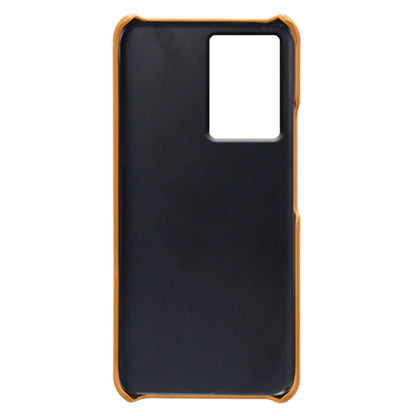 For Xiaomi Redmi Note 12 Turbo / Poco F5 5G PU Leather Coated PC Phone Case Calf Texture Anti-drop Cover