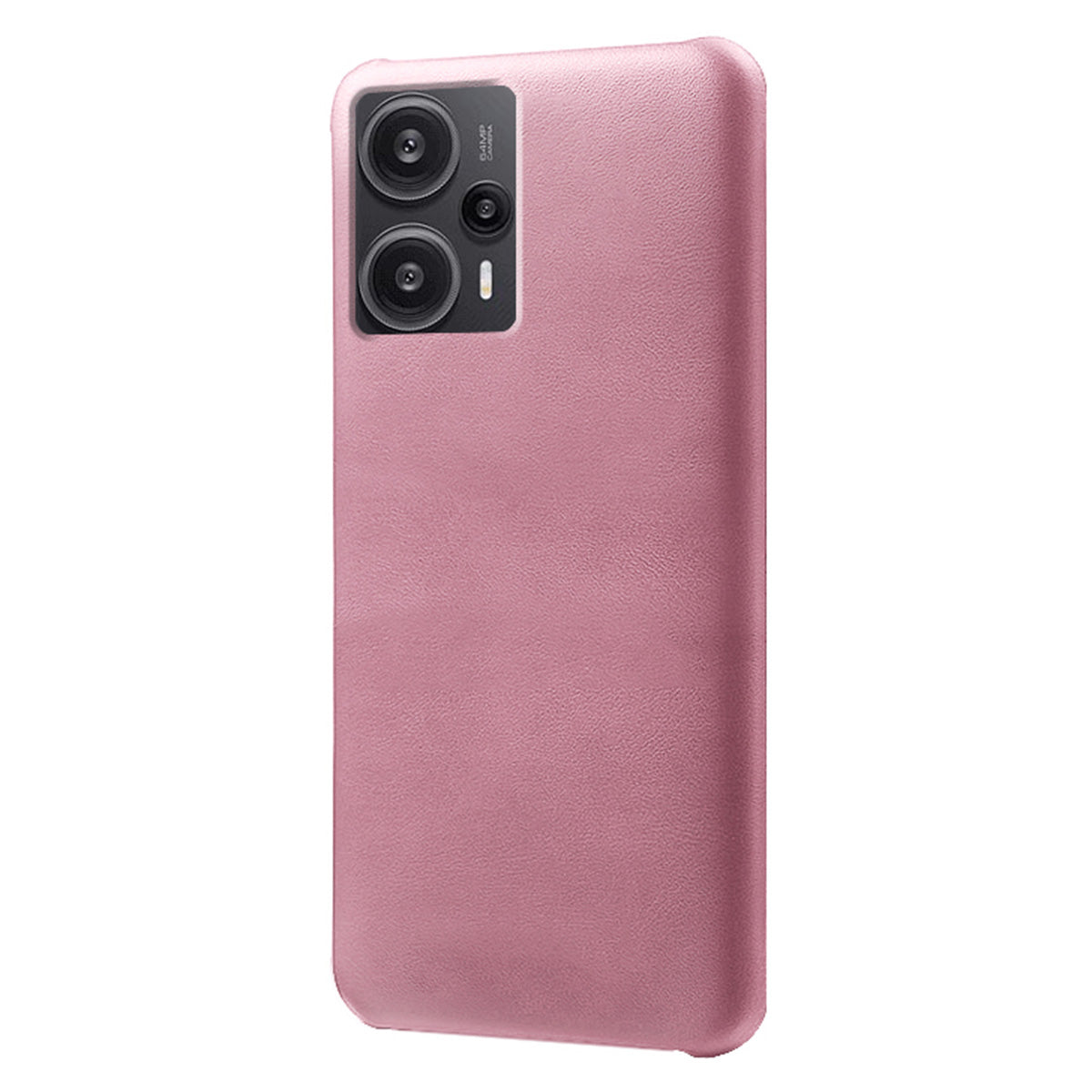 For Xiaomi Redmi Note 12 Turbo / Poco F5 5G PU Leather Coated PC Phone Case Calf Texture Anti-drop Cover