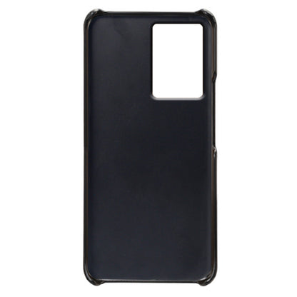 For Xiaomi Redmi Note 12 Turbo / Poco F5 5G Phone Case Dual Card Slots Leather Coated PC Phone Cover