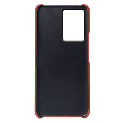 For Xiaomi Redmi Note 12 Turbo / Poco F5 5G Phone Case Dual Card Slots Leather Coated PC Phone Cover
