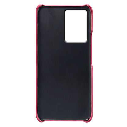 For Xiaomi Redmi Note 12 Turbo / Poco F5 5G Phone Case Dual Card Slots Leather Coated PC Phone Cover