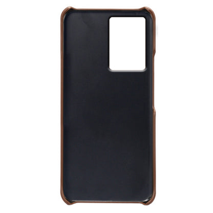 For Xiaomi Redmi Note 12 Turbo / Poco F5 5G Phone Case Dual Card Slots Leather Coated PC Phone Cover