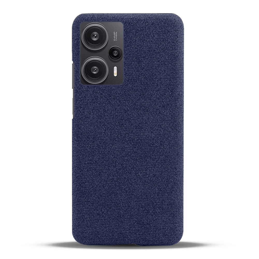 For Xiaomi Redmi Note 12 Turbo / Poco F5 5G Cloth+Hard PC Phone Case Anti-scracth Phone Cover