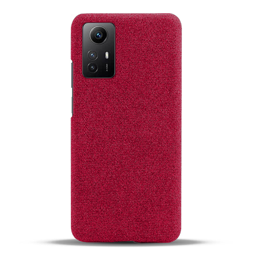 For Xiaomi Redmi Note 12S 4G Cloth+Hard PC Phone Cover Drop-proof Protective Case