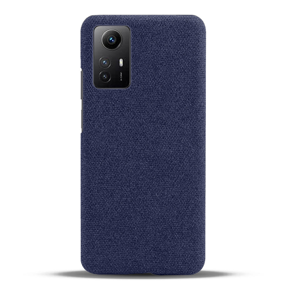 For Xiaomi Redmi Note 12S 4G Cloth+Hard PC Phone Cover Drop-proof Protective Case