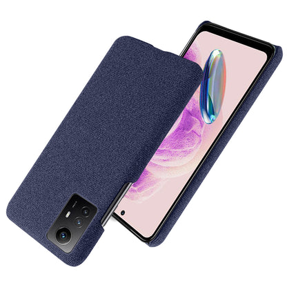 For Xiaomi Redmi Note 12S 4G Cloth+Hard PC Phone Cover Drop-proof Protective Case
