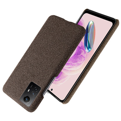 For Xiaomi Redmi Note 12S 4G Cloth+Hard PC Phone Cover Drop-proof Protective Case
