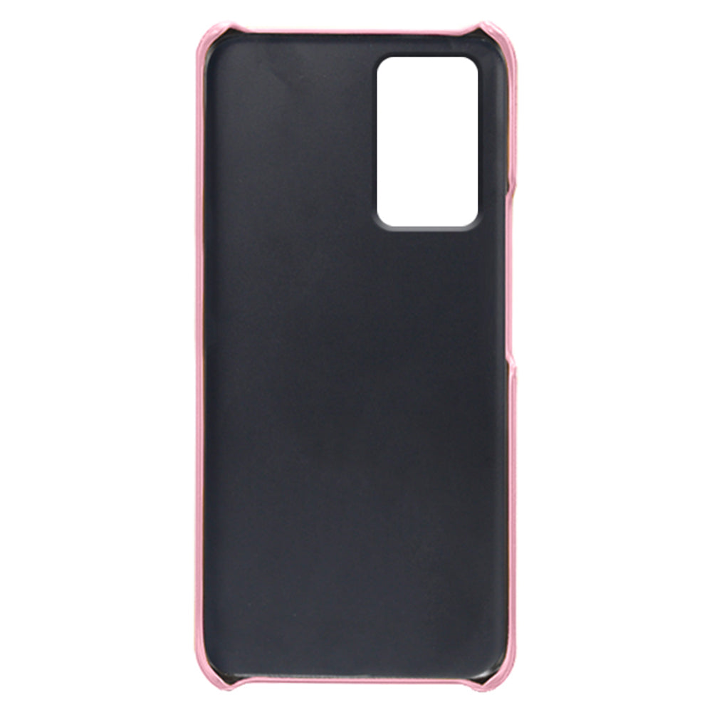 For Xiaomi Redmi Note 12S 4G Protective Phone Case Dual Card Slots PU Leather Coated Hard PC Cover