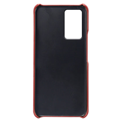 For Xiaomi Redmi Note 12S 4G Protective Phone Case Dual Card Slots PU Leather Coated Hard PC Cover