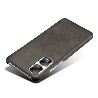 For Honor 90 Pro Calf Texture Phone Case PU Leather Coated PC Anti-scratch Cover