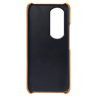 For Honor 90 Pro Dual Card Slots PU Leather Coated PC Case Anti-scratch Phone Cover