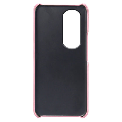 For Honor 90 Pro Dual Card Slots PU Leather Coated PC Case Anti-scratch Phone Cover