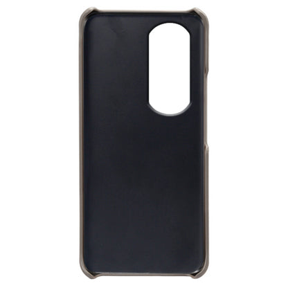 For Honor 90 Pro Dual Card Slots PU Leather Coated PC Case Anti-scratch Phone Cover