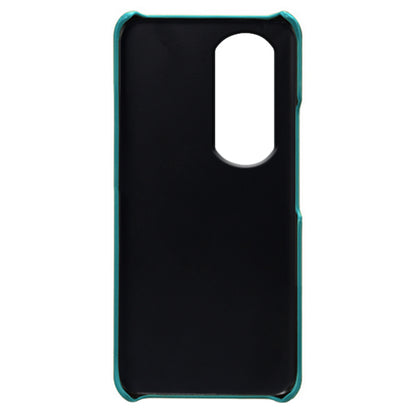 For Honor 90 Pro Dual Card Slots PU Leather Coated PC Case Anti-scratch Phone Cover