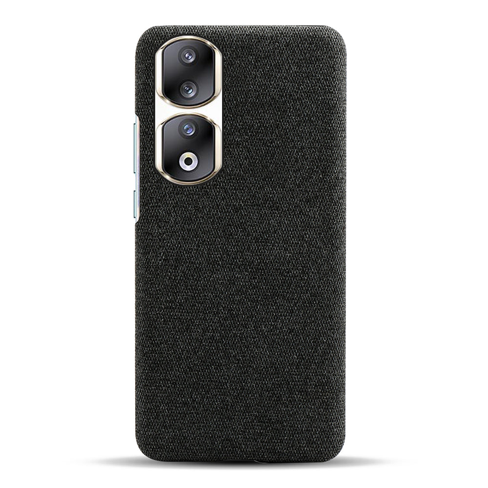 Cloth+Hard PC Protective Phone Case for Honor 90 Pro , Scratch-resistant Cell Phone Cover